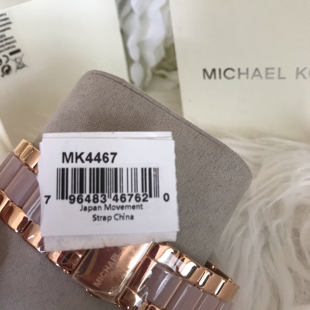 Michael Kors Women's Slim Runway two tone Watch - Picture 5 of 8
